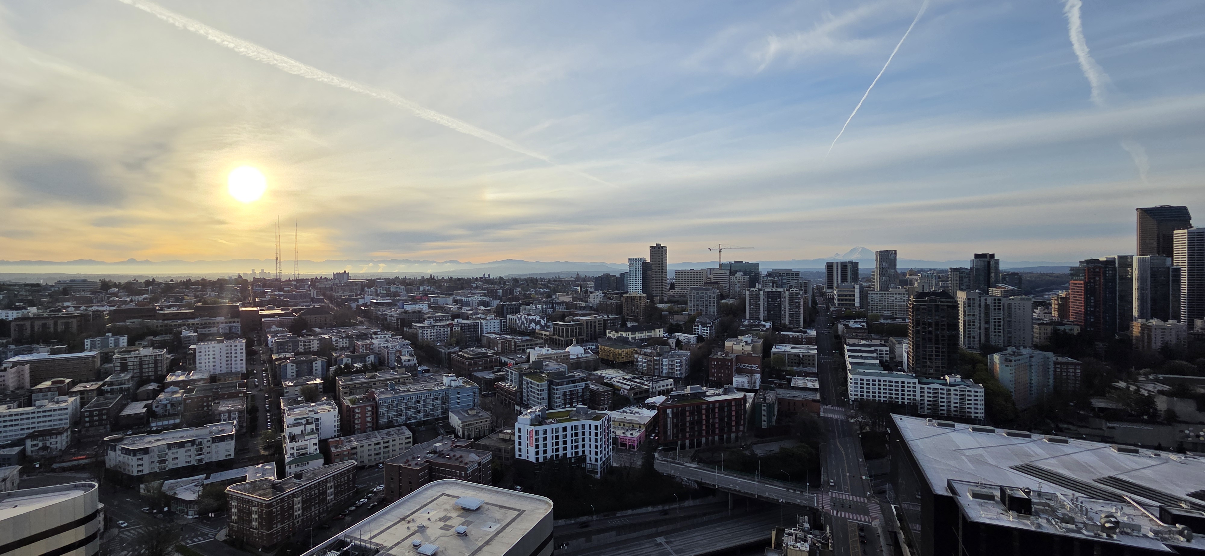 Picture of Seattle Skyline, with a view of Capital Hill