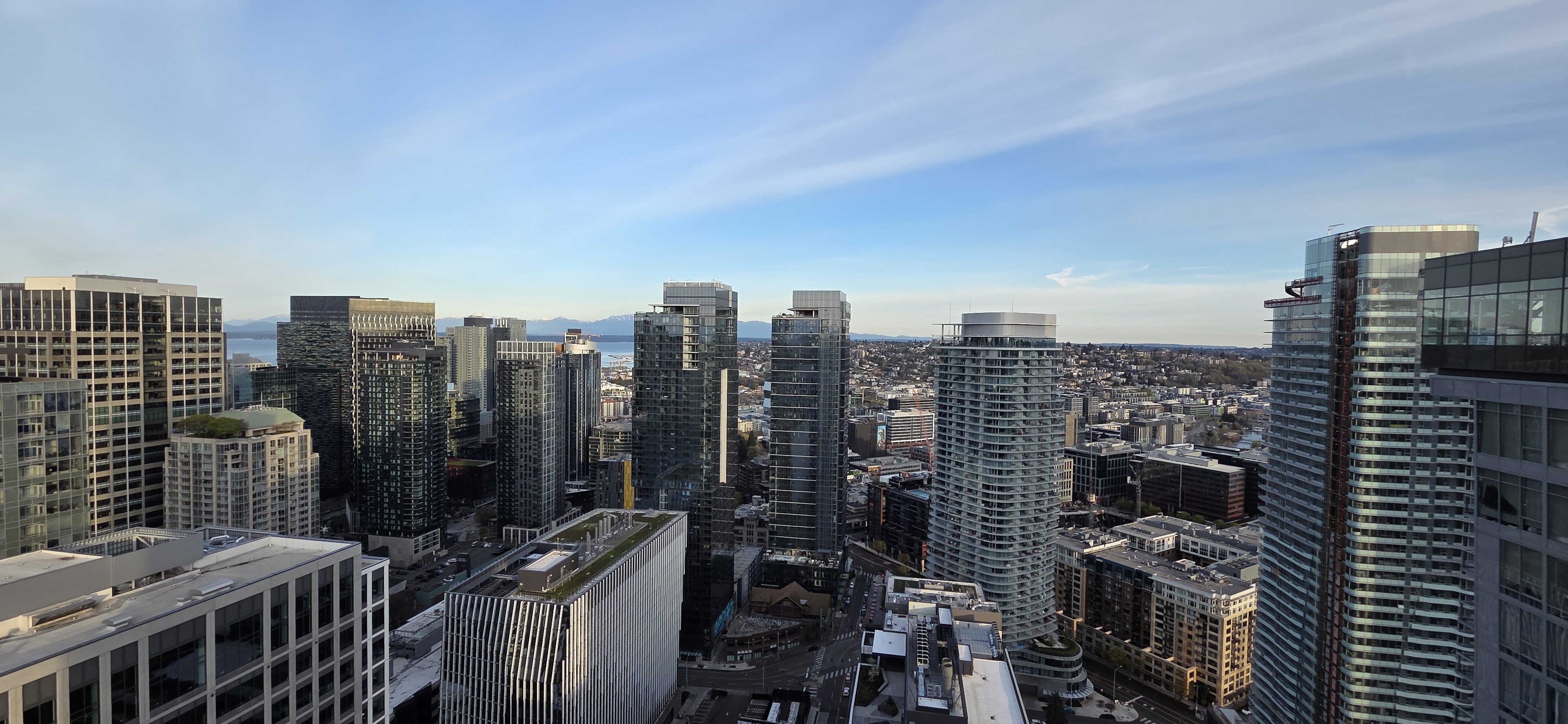 Picture of Seattle Skyline, looking at South Lake Union Area